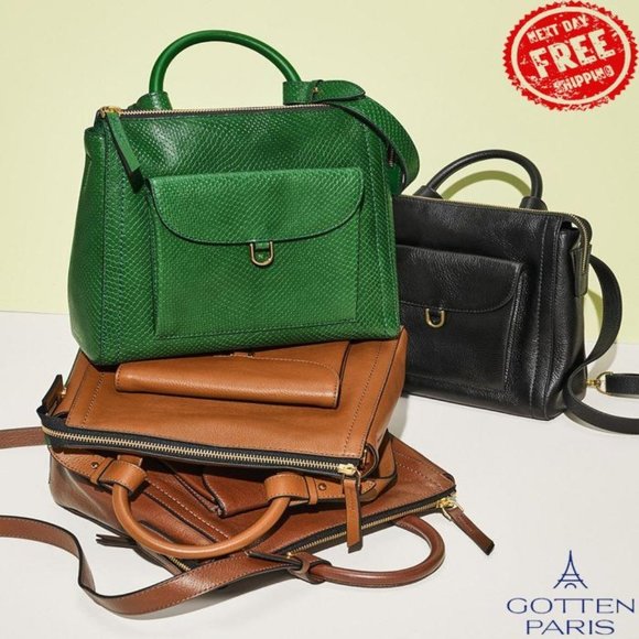 Fossil Parker Mini Leather Backpack Bag Medium Green Women\'s Bag